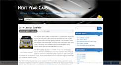Desktop Screenshot of nextyearcars.com