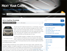 Tablet Screenshot of nextyearcars.com